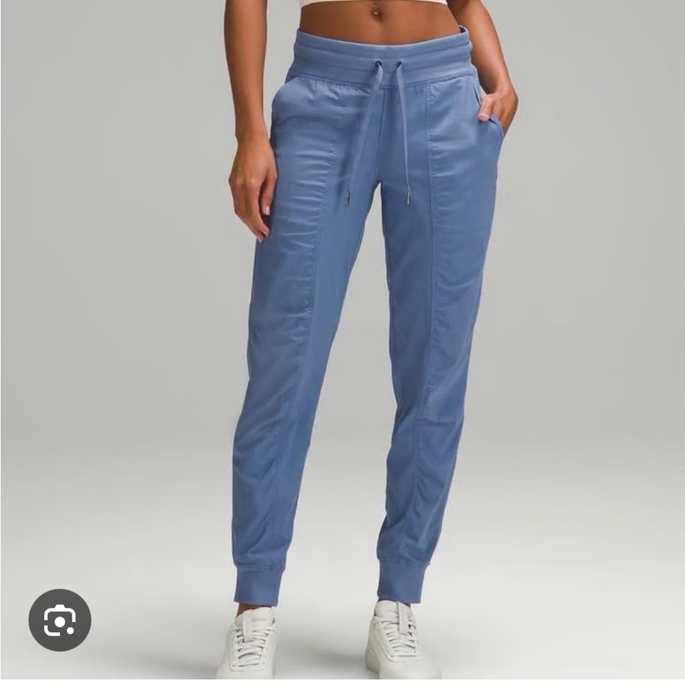 Lululemon Dance Studio jogger pants, oasis blue, GUC, size 14